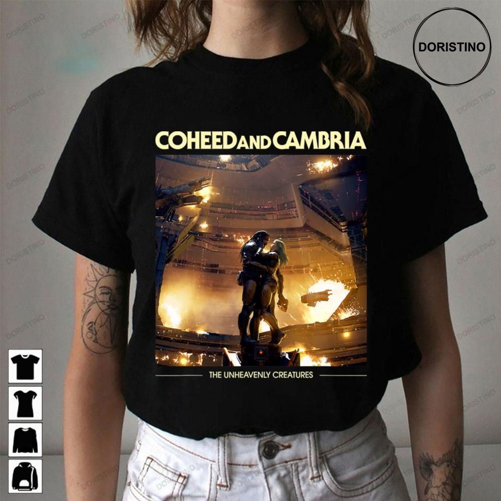 Coheed And Cambria The Unheavenly Creatures Limited Edition T-shirts